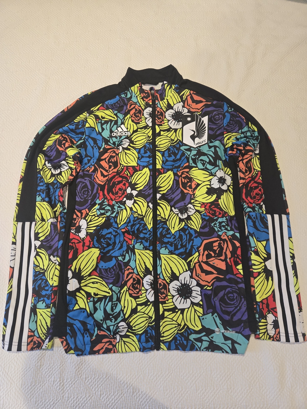 Minnesota United FC Floral Warmup Soccer Jacker